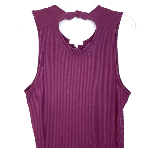 🌶LOVE, FIRE women's l sleeveless casual dress top with striped aesthetic - Picture 2 of 11